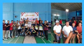 Bupati Monadi menutup Turnamen Bupati Cup II di Hall Siulak.