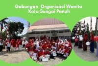 Ketua Umum GOW Kota Sungai Penuh merayakan kegiatan menyambut HUT RI ke-80 bersama seluruh anggota. ( Foto inbrita)
