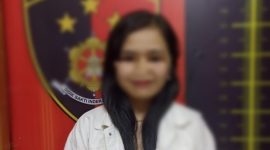 Perempuan terduga pelaku kasus penipuan dan penggelapan ( Foto Polres Kerinci)