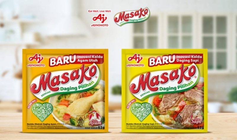 Produk Ajinomoto seperti AJI-NO-MOTO® dan Masako® sudah bersertifikat halal MUI.