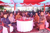 Sekda Alpian menghadiri kegiatan donor darah HUT Kejaksaan RI.


