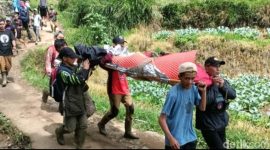 Suasana Alun-alun Suryakencana, lokasi pendaki ditemukan pingsan.