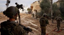 Tentara Israel berada di jalur Gaza (Foto Reuters)