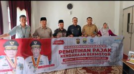 Wabup Kerinci dukung sukses program pemutihan pajak kendaraan.
