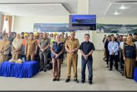 Wakil Bupati Kerinci, H. Murison, membuka pelatihan dan uji sertifikasi tenaga kerja konstruksi (26/8/2025).