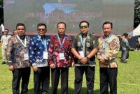 Wakil Walikota Sungai Penuh, Azhar Hamzah, bersama Ketua dan Anggota DPRD menghadiri Rakornas Produk Hukum Daerah 2025 di Kendari, Selasa (26/8).