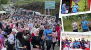 Bupati Kerinci Monadi pimpin Car Free Day perdana bersama warga di Jalur Dua Bukit Tengah.