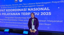 Ketua TP PKK Kabupaten Kerinci, Novra Wenti, menghadiri Rakornas Posyandu 2025 di Jakarta, Senin (22/9/2025).