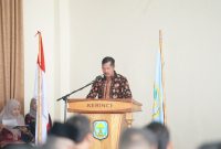 Bupati Kerinci Monadi membuka rapat penyusunan peta SPBE.