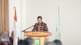 Bupati Kerinci Monadi membuka rapat penyusunan peta SPBE.