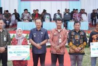 Wakil Bupati Kerinci, H. Murison, menghadiri Bimtek dan Jambore PABPDSI Provinsi Jambi 2025 di Lapangan M 10, Kayu Aro, Kamis (11/9/2025).