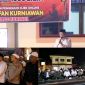 Wako Alfin menghadiri doa bersama dan aksi damai 1.000 lilin di Mapolres Kerinci, Minggu (31/08).
