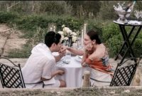 Luna Maya bersama Maxime Bouttier saat merayakan ulang tahun pertamanya sebagai istri. (Foto: Instagram)