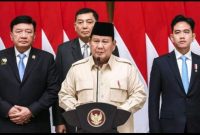 Presiden Prabowo umumkan reshuffle kabinet di Istana
