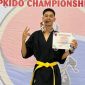 Rajab Hayatullah, siswa SMAN 1 Solok Selatan yang berhasil mewakili Sumatera Barat dalam Kejurnas Hapkido 2025.