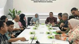 Walikota Alfin saat kunjungan kerja ke Kementerian ATR/BPN untuk pengembangan Sungai Penuh.