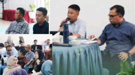 Sekda Alpian memimpin rapat persiapan menghadapi verifikasi Kabupaten/Kota Sehat Nasional 2025 di Rumah Dinas Walikota Sungai Penuh, Sabtu (13/9/2025).