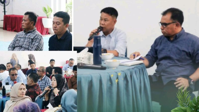 Sekda Alpian memimpin rapat persiapan menghadapi verifikasi Kabupaten/Kota Sehat Nasional 2025 di Rumah Dinas Walikota Sungai Penuh, Sabtu (13/9/2025).