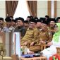 Walikota Sungai Penuh, Alfin S.H, merayakan peringatan Maulid Nabi Muhammad SAW 1447 H di Aula Kantor Walikota, Senin (15/09).