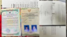 Bukti sah nikah dan surat perjanjian dengan mantan suami ( Foto Inbrita)
