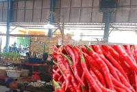 Pasar Tanjung Bajure, Sungai Penuh, Jumat (19/9/2025).