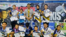 PBSI Kota Sungai Penuh raih 8 emas di Kejurprov Jambi 2025.