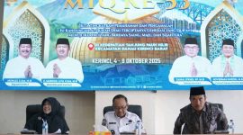 Wakil Bupati Kerinci, H. Murison, membuka Rapat Koordinasi MTQ ke-53 di Ruang Pola Kantor Bupati, Rabu (24/9/2025).