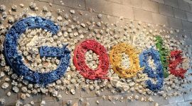 Ilustrasi logo Google. 