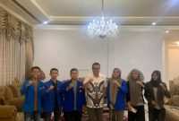 Wako Alfin menerima kunjungan PC PMII Kerinci-Sungai Penuh untuk membahas arah pembangunan kota, Minggu malam (28/8)
