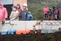 Wali Kota Sungai Penuh, Alfin, SH meninjau persiapan operasional TPST Renah Kayu Embun.