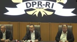 Foto: Konferensi pers DPR RI menjawab Jumat (5/9/2025). (YouTube/DPR RI)