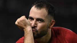 Jordi Amat memotivasi rekan setimnya sebelum laga penting Kualifikasi Piala Dunia 2026.

