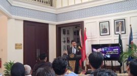 Dubes Pakistan untuk Indonesia Zahid Hafeez Chaudhri menyampaikan pandangan tentang peran Indonesia dalam penyelesaian sengketa Jammu dan Kashmir, Senin (27/10/2025).