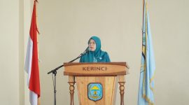 Ketua TP PKK Kabupaten Kerinci, Novra Wenti Monadi, SE, membuka Sosialisasi Program Kerja dan Peningkatan Kapasitas Pengurus TP PKK Kecamatan