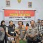 Kapolsek Jambi Timur AKP Edi Mardi saat pers rilis kasus pencopetan.
