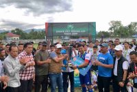 Final Piala Dandim Cup HUT TNI ke-80 diwarnai semangat sportivitas dan dukungan penuh warga Sungai Penuh.