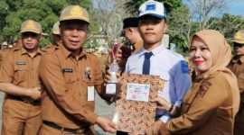 SMPN 8 Sungai Penuh berhasil meraih Juara 1 Lomba Barisan Indah Kota 2025.