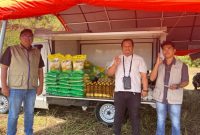 Bulog Sungai Penuh menyiapkan pangan murah di lokasi TMMD ke-126 Kodim 0417/Kerinci.
