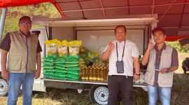 Bulog Sungai Penuh menyiapkan pangan murah di lokasi TMMD ke-126 Kodim 0417/Kerinci.
