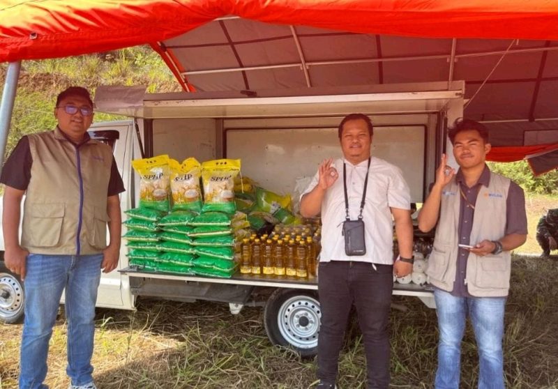 Bulog Sungai Penuh menyiapkan pangan murah di lokasi TMMD ke-126 Kodim 0417/Kerinci.
