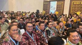 Wali Kota Sungai Penuh, Alfin, SH, bersama para kepala daerah lainnya menghadiri Rakornas Tim Percepatan Akses Keuangan Daerah (TPAKD) 2025 yang digelar OJK di Balai Kartini, Jakarta.

