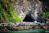 Goa Anti Jomlo di Pulau Kunti Geopark Ciletuh (Syahdan Alamsyah/detikJabar)
