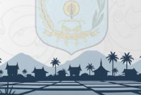 Desain ilustrasi identitas Kecamatan Air Menterong, 