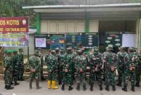 Kapten INF Nasrul pimpin apel pagi Satgas TMMD ke-127 Kodim 0417/Kerinci di Sungai Jernih, Sabtu (11/10/2025).
