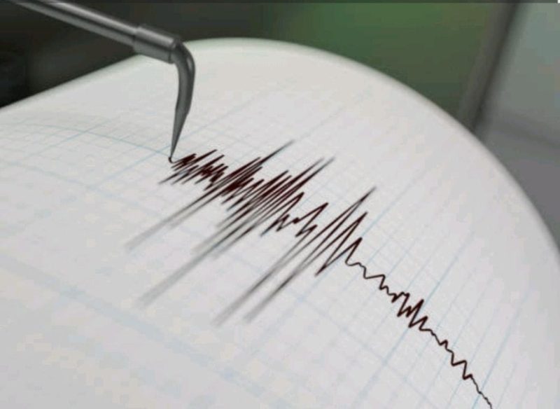 Peta lokasi gempa bermagnitudo 6,8 yang mengguncang Kepulauan Tanimbar, Maluku, Selasa (28/10/2025) malam.