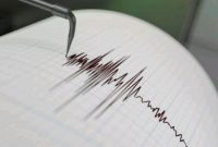Peta lokasi gempa bermagnitudo 6,8 yang mengguncang Kepulauan Tanimbar, Maluku, Selasa (28/10/2025) malam.