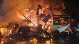 Foto: Rumah di Pademangan, Jakarta Utara (Jakut) hangus dilanda kebakaran. Empat orang tewas dalam kejadian tersebut. (dok Damkar Jakut)