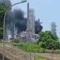 Kebakaran di kilang minyak PT Trans Pacific Petrochemical Indotama (TPPI) Tuban (Foto: Dok. Istimewa)