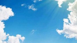 Ilustrasi cuaca cerah berawan, foto Pexels.
