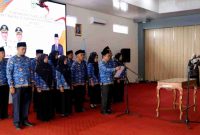 Wakil Bupati Kerinci H. Murison, S.Pd., S.Sos., M.Si., melantik 19 pejabat fungsional di Aula Kantor Bupati Kerinci, Kamis (16/10/2025).